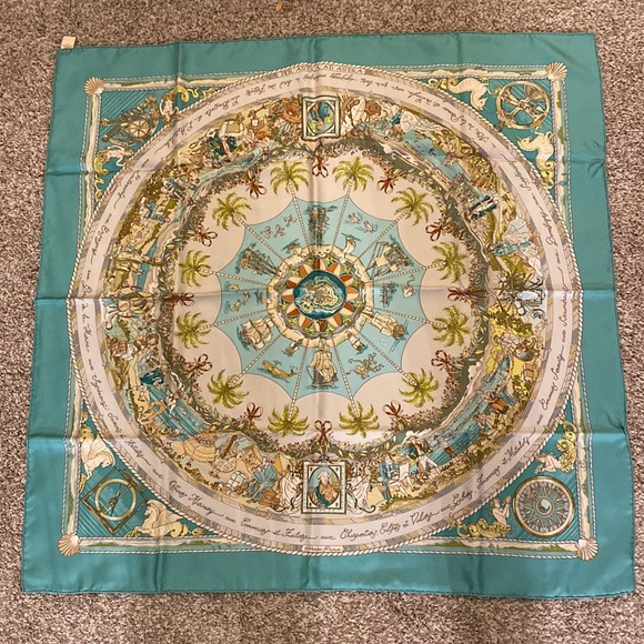 Celadon Hermes Scarf - Picture 8 of 8
